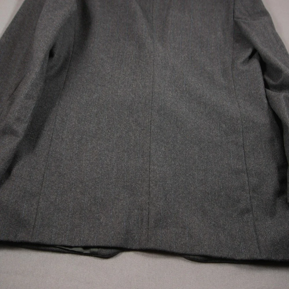Yves Saint Laurent Pinstripe Virgin Wool Made in France Men Blazer Size 42L